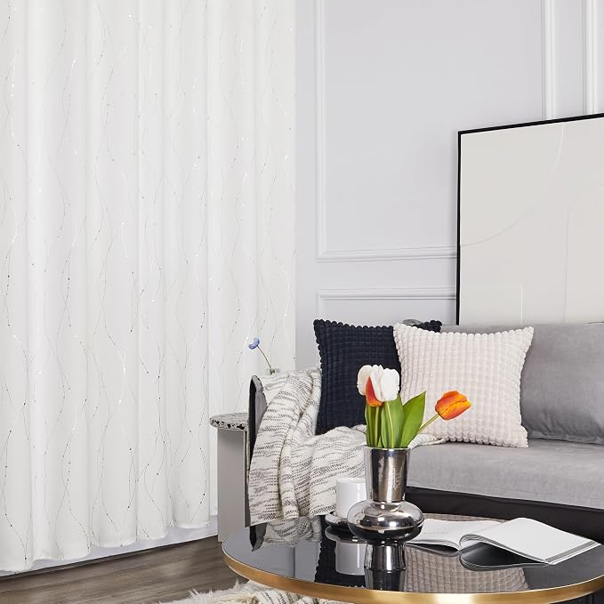 Deconovo Room Darkening Curtains, 38 x 90 Inch Drape - Image 4