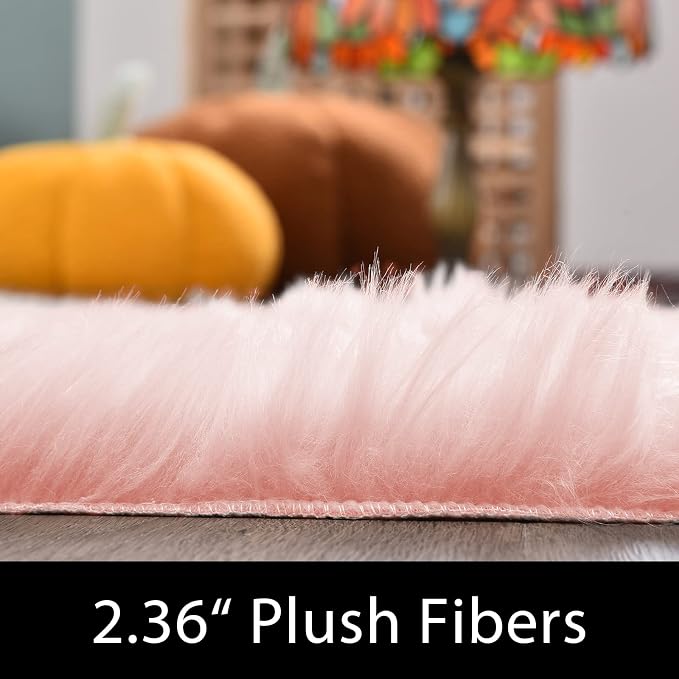 Latepis Washable Runner 2x8 Pink Rug - Image 2
