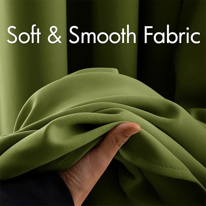 MIULEE Blackout Curtains for Bedroom Living Room Thermal Insulated Room - Image 3