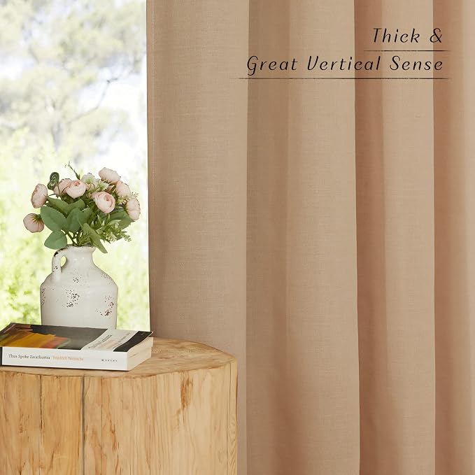 NICETOWN Linen 36 inch Curtains - Image 5
