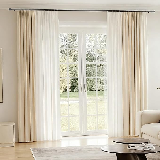 5/8” Diameter Curtain Rods 30-60 Inch, - Image 5