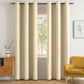 MIULEE 90" Long Room Darkening Curtains Thermal Insulated Drapes Solid Window by MIULEE