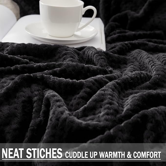 Exclusivo Mezcla Fleece Throw Blanket Extra Large, Super Soft and Warm Blankets - Image 3