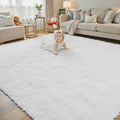 Rugs for Living Room 6x9, Alfombras para Salas Fluffy Shag Large Fuzzy Plush by Junhejiamei