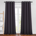 NICETOWN Greyish Purple Curtains 96 inches Long, Grommet Thermal Insulated by NICETOWN