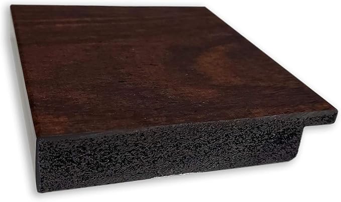Amanti Art Brown Bathroom Mirror for Over Sink, 27x33 Wildwood Brown Rectangle Vanity Mirror, Large Rustic Farmhouse Frame, Hangs Horizonally and Vertically, Bathroom Wall Decor, Beveled Edge