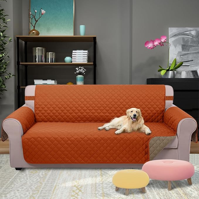 U-NICE HOME Large Sofa Cover Reversible Couch Cover - Image 2