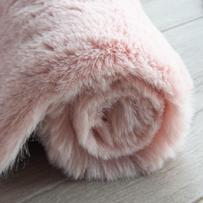 ORINOVA Pink Washable Fluffy Rugs - Image 9