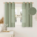 LAMIT Sage Green Linen Curtains by LAMIT