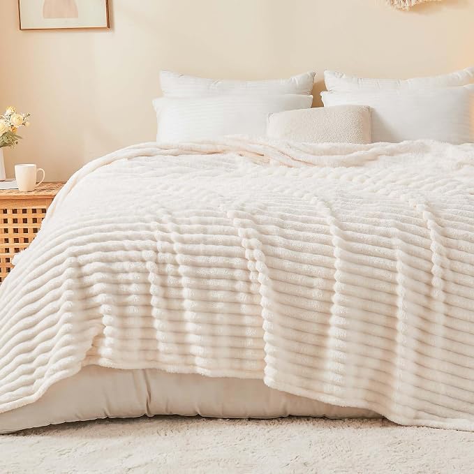 BEDELITE King Size Blanket for Bed, 300GSM Soft & Warm Fleece Blanket, by BEDELITE