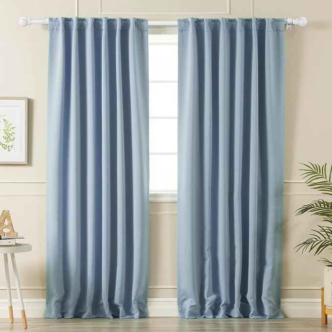 White Curtain Rods for Bedroom - Image 7