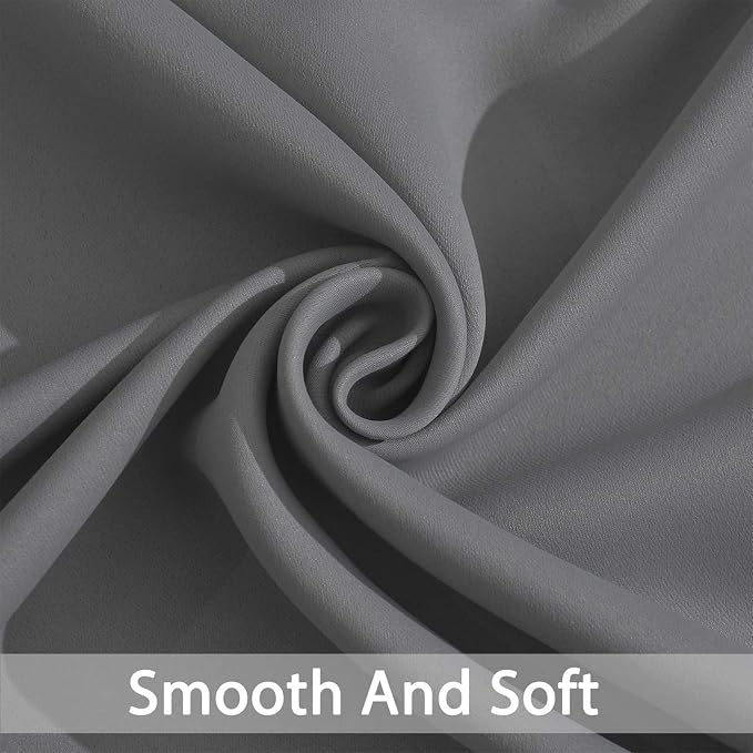 Yakamok Short Blackout Curtains 36 inches, Grommet Thermal Insulated Small - Image 4