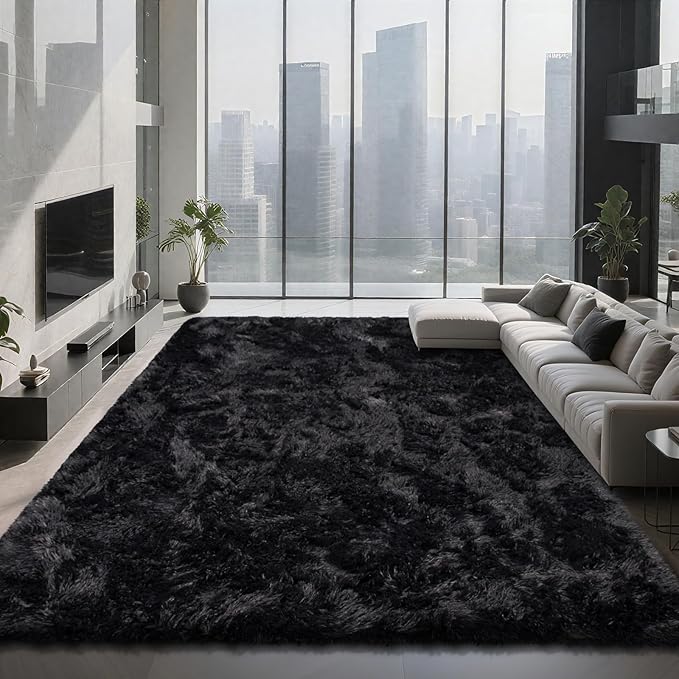 Shag Area Rugs for Bedroom Living Room, 5X8 Ultra Soft Fluffy Area Rugs for Dorm - Image 3