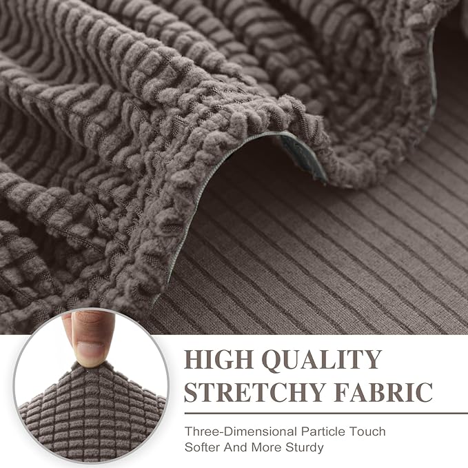 Couch Cushion Covers for Sectional Sofa L Shape Washable Separate Seat Chaise - Image 4