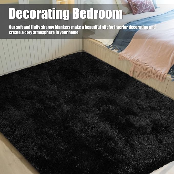 9x12 Fluffy Area Rugs for Living Room, Large Fuzzy Shag Area Rug for Bedroom - Image 6
