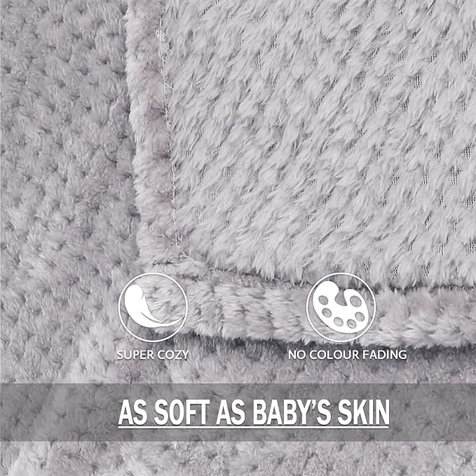 Exclusivo Mezcla Fleece Throw Blanket Extra Large, Super Soft and Warm Blankets - Image 6