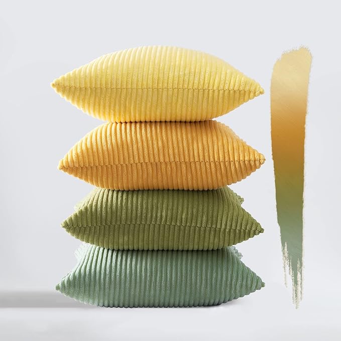 Topfinel 20x20 Oversized Throw Pillows Covers Set of 4 Euro Shams, Farmhouse - Image 8