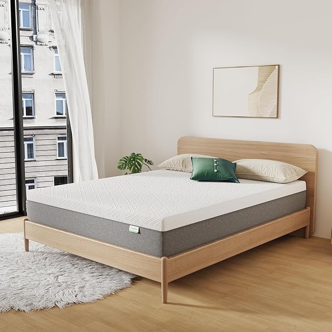Novilla Twin Mattress, 6-Inch Gel Memory Foam Mattress for Cool Night Sleep & Pressure Relief, Medium Firm Twin Size in a Box, Bliss