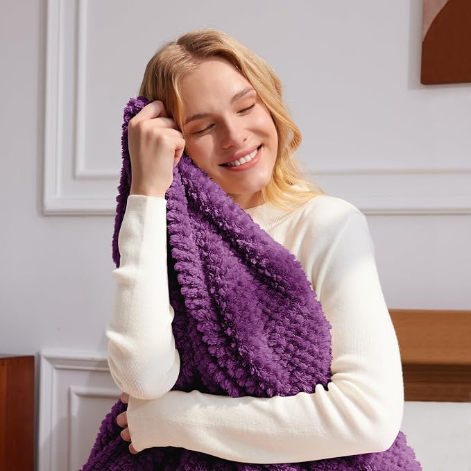 Whale Flotilla Extra Large Fuzzy Fleece Throw Blanket - Image 7
