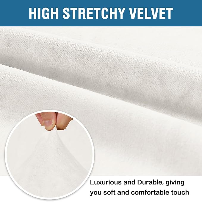 H.VERSAILTEX Stretch Velvet Sofa Covers - Image 4