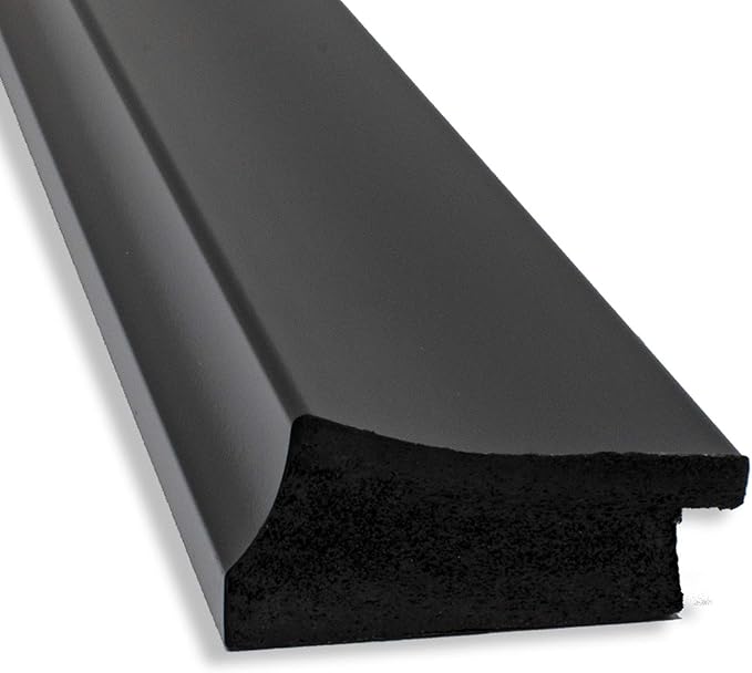 Amanti Art Black Bathroom Mirror for Over Sink, 26x22 Grand Black Rectangle Vanity Mirror, Small Casual Frame, Hangs Horizonally and Vertically, Bathroom Wall Decor, Beveled Edge
