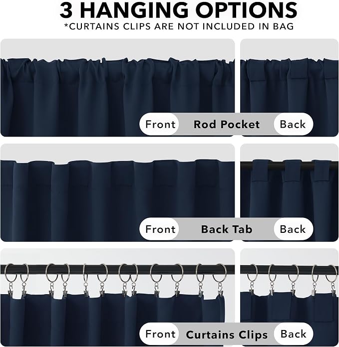 Deconovo Short Blackout Curtains - Image 2