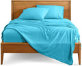 Bare Home Full Sheet Set - Luxury 1800 Ultra-Soft Microfiber Full Bed Sheets - Double Brushed - Deep Pockets - Easy Fit - 4 Piece Set - Bedding Sheets & Pillowcases (Full, Aqua)