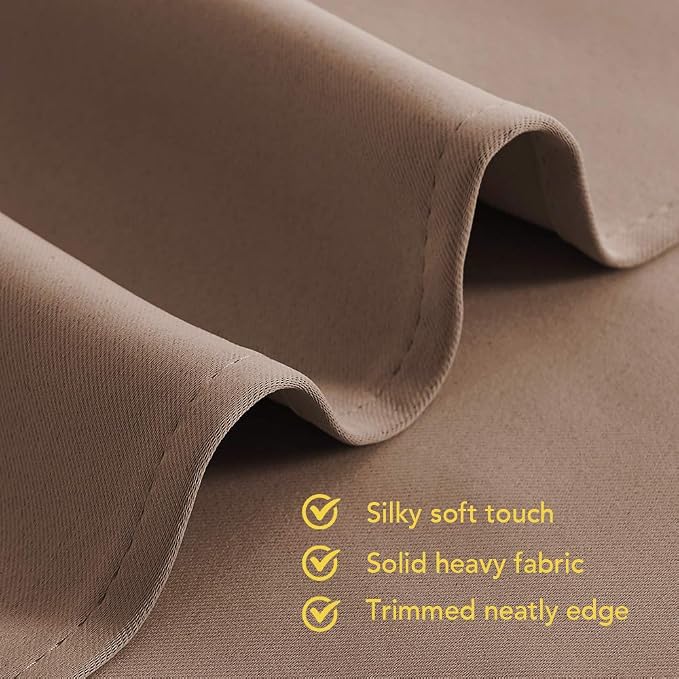 NICETOWN Kitchen Blackout Curtains and Drapes, 1 Pair, 34 inches by 70 Inch - Image 5