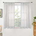 BGment Light Grey Linen Curtains 54 Inch Length by BGment