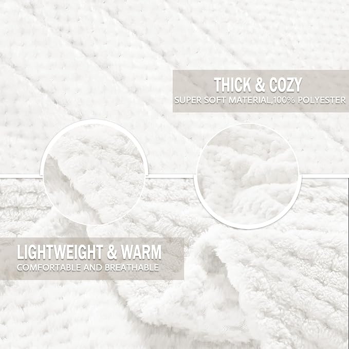Exclusivo Mezcla Fleece Bed Blanket Queen Size, Super Soft and Warm Blankets - Image 7