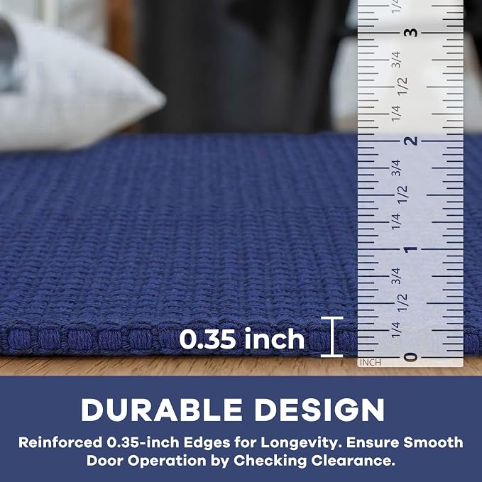 KOZYFLY Runners for Hallways 2.6x8 ft Washable Kitchen Runner Non Slip Rubber - Image 4