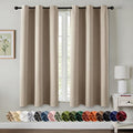 MIULEE Taupe Blackout Curtains by MIULEE