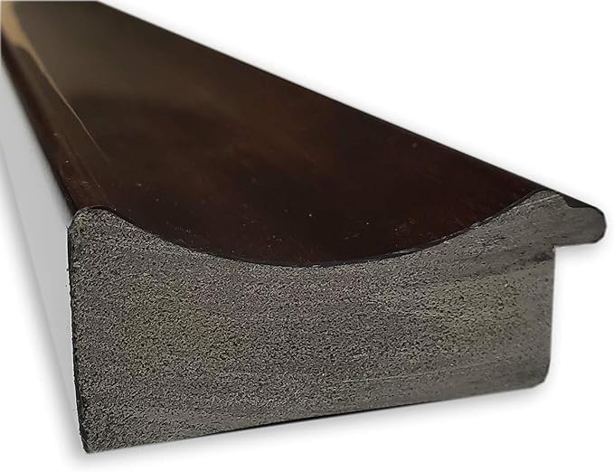 Amanti Art Brown Wall Mirror 29x41 Coffee Bean Brown Rectangle Bathroom Mirror for Wall Decor Living Room, Large Casual Frame, Hangs Horizonally and Vertically, Bathroom Decor, Beveled Edge from WI