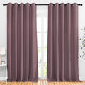 NICETOWN Blackout 102 inch Long Curtains, Thermal Insulated Grommet Light by NICETOWN
