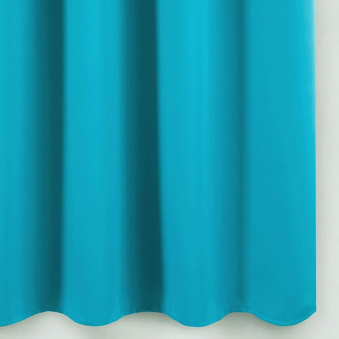 LEMOMO Teal Thermal Blackout Curtains/52 x 95 Inch/Set of 2 Panels Room - Image 9