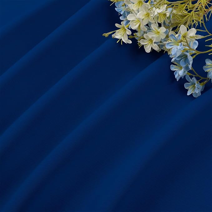 CUCRAF Royal Blue Blackout Curtains 72 inch Length 2 Panels Set, Rod Pocket - Image 7