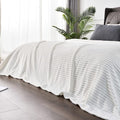 BEDELITE Fleece Blanket King Size – 3D Ribbed Jacquard Soft and Warm Decorative by BEDELITE