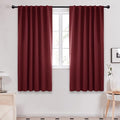 Deconovo Blackout Curtains for Living Room Thermal Insulated Back Tab and Rod by Deconovo