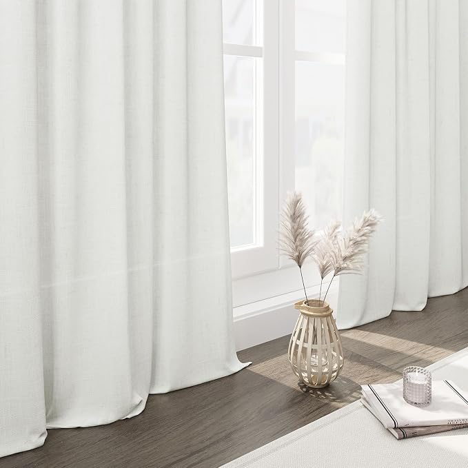 Ivory Linen Curtains 90 Inches Long - Image 6
