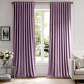 MIULEE Lavender Velvet Curtains 90 inches by MIULEE