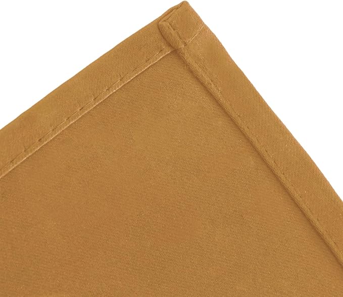 LEMOMO Mustard Yellow Thermal Blackout Curtains/38 x 63 Inch/Set of 2 Panels - Image 7