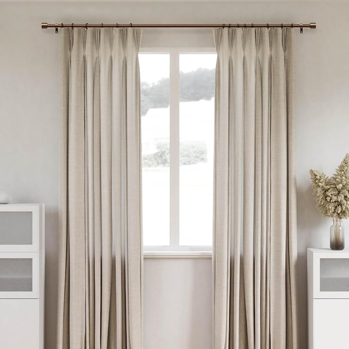 GEEBOBO 2 Pack Bronze Curtain Rods - Image 4