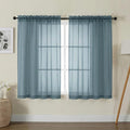 Gwine Sheer Curtains for Living Room 45 inch Length by Gwine