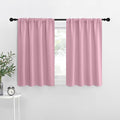 NICETOWN RV Blackout Curtains for Camper Windows, Rouge Pink, Short Blackout by NICETOWN