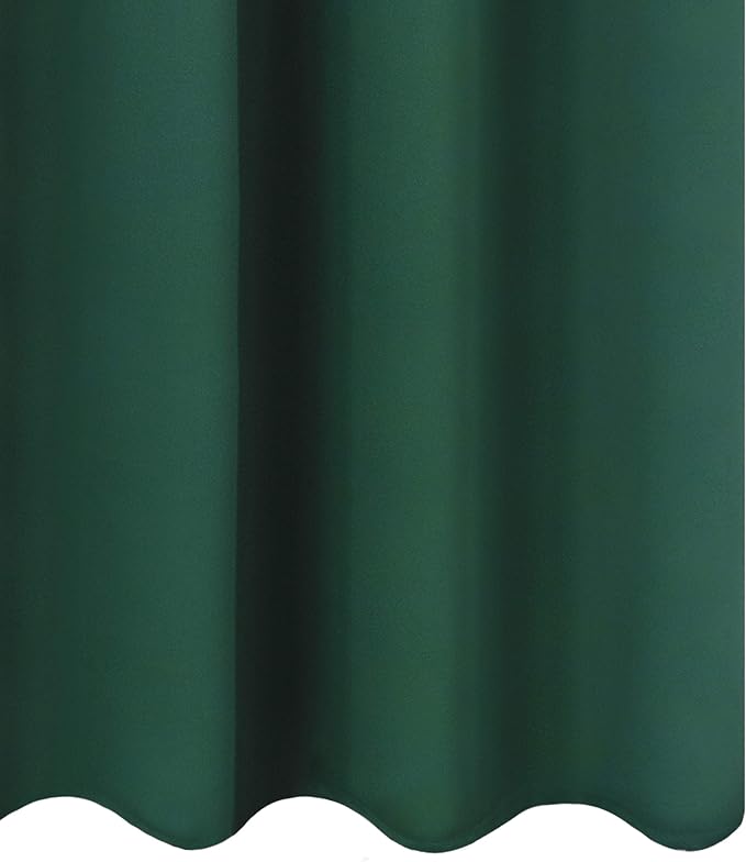 LEMOMO Blackout Curtains 66 x 84 inch/Dark Green Curtains Set of 2 - Image 9
