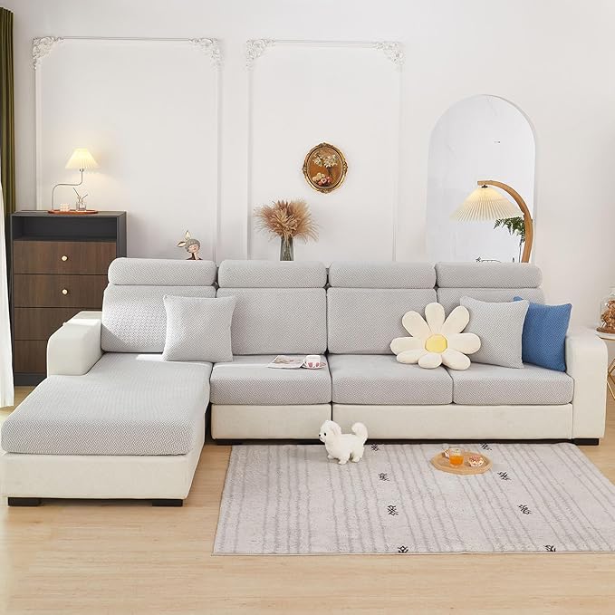 Couch Covers for 3 Cushion Sofa Pet Friendly Couch Cushion Covers Universal - Image 8