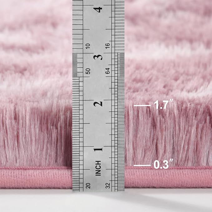 Deerhoo Large Shag Area Rugs 5 x 8, Tie-Dyed Plush Fuzzy Rugs - Image 2