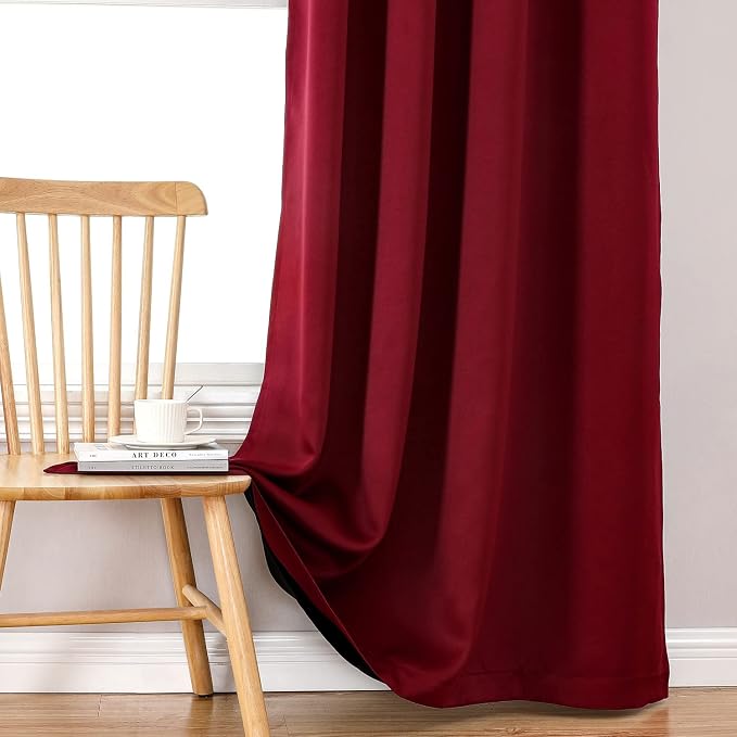 ChrisDowa 100% Blackout Curtains 78 inch Long - Image 7