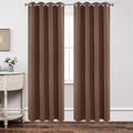Joydeco Blackout Curtains 54 Inch Length 2 Panels Set, Thermal Insulated Long by JOYDECO