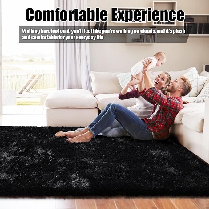 Ultra Soft Fluffy Area Rugs for Bedroom Living Room 10x12, Nursery Rug - Image 5